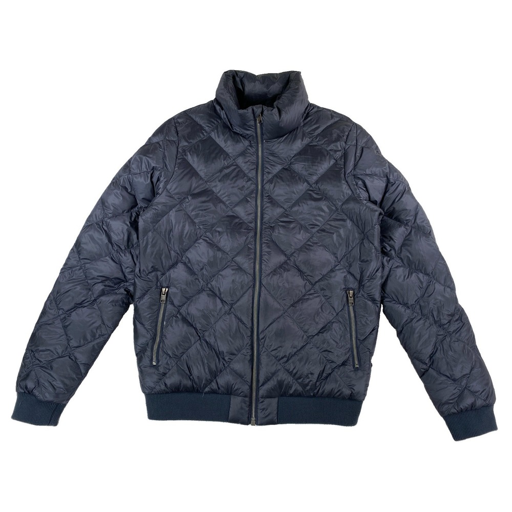 Patagonia Prow Down Bomber Jacket Women's Medium Smolder Blue Full Zip